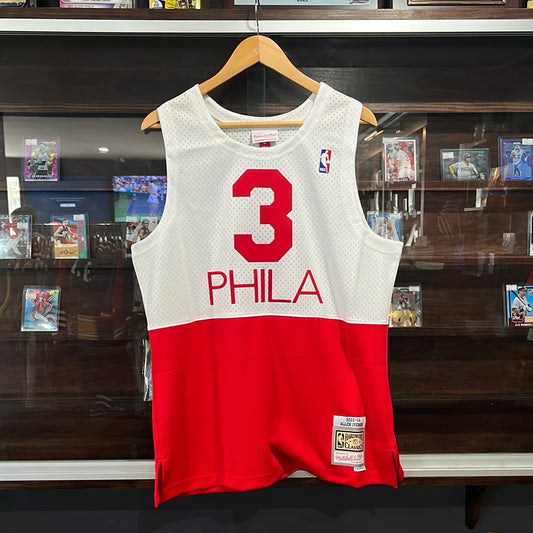 Mitchell And Ness NBA Swingman Jersey Sixers Iverson Red White (Mens)