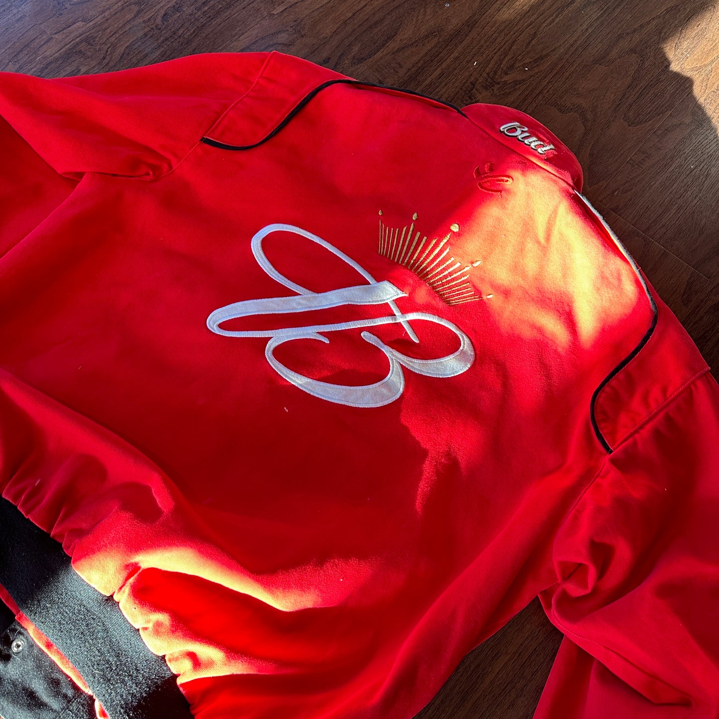 *VINTAGE* DuPont Automotive Finishes NASCAR Flame Jacket