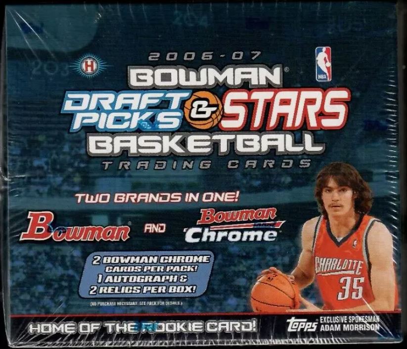 2006 - 07 Bowman Draft Picks & Stars Basketball Hobby Box