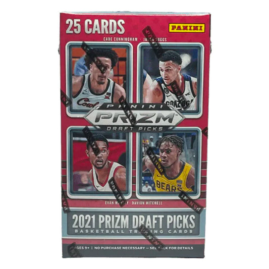 2021 Panini Prizm Draft Picks Basketball Cereal Box Discover the 2021 Prizm Draft Picks Basketball Cereal Box, a fun and unique way to collect your favorite Panini Prizm Draft Picks basketball cards! With 25 exclusive cards inside, you'll be able to add some serious value to your collection. Not to mention, the excitement of opening each box is unparalleled! Start your adventure today and get your 2021 Prizm Draft Picks Basketball Cereal Box today!