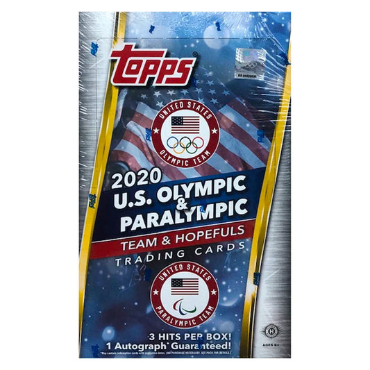 2021 Topps U.S. Olympic & Paralympic Team Hopefuls Hobby Box Experience the excitement of the upcoming Olympics Games with the 2021 Topps U.S. Olympic & Paralympic Team Hopefuls Hobby Box! This limited edition box contains fun collectible cards and memorabilia, offering the perfect way to honor the hardworking athletes and their commitment to excellence. Celebrate and cheer on U.S. athletes this summer with this must-have set!
