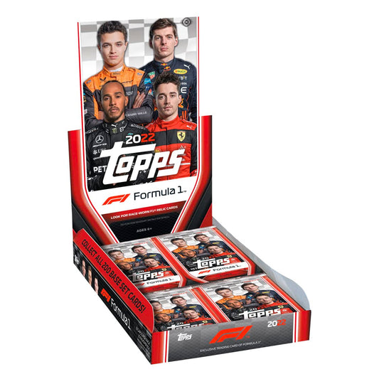 2022 Topps Formula One Hobby Box  Experience the thrill of Formula 1 with a 2022 Topps Formula One Hobby Box! This box contains one exclusive set of trading cards, containing many of the world's famous F1 drivers and teams. Perfect for any fan of F1, this box is sure to excite and inspire!