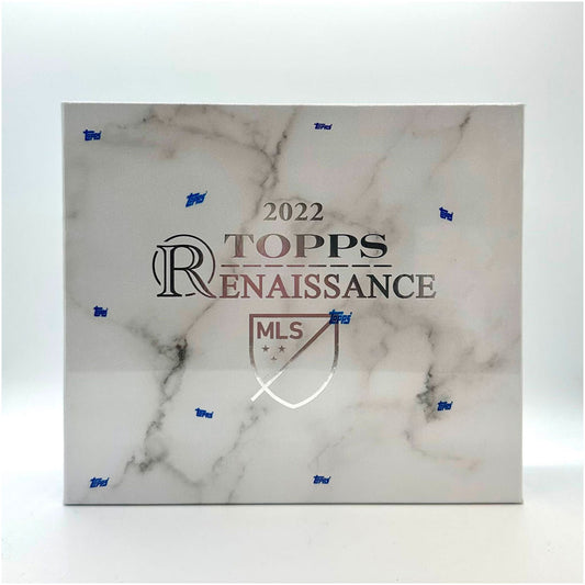 2022 Topps Renaissance MLS Hobby Box Discover the extraordinary 2022 Topps Renaissance MLS Hobby Box! Packed with surprises, this box includes a bounty of exclusive cards with innovative designs and eye-catching images that will bring a passionate thrill to your collection. Get rolling on a once-in-a-lifetime collecting experience today!