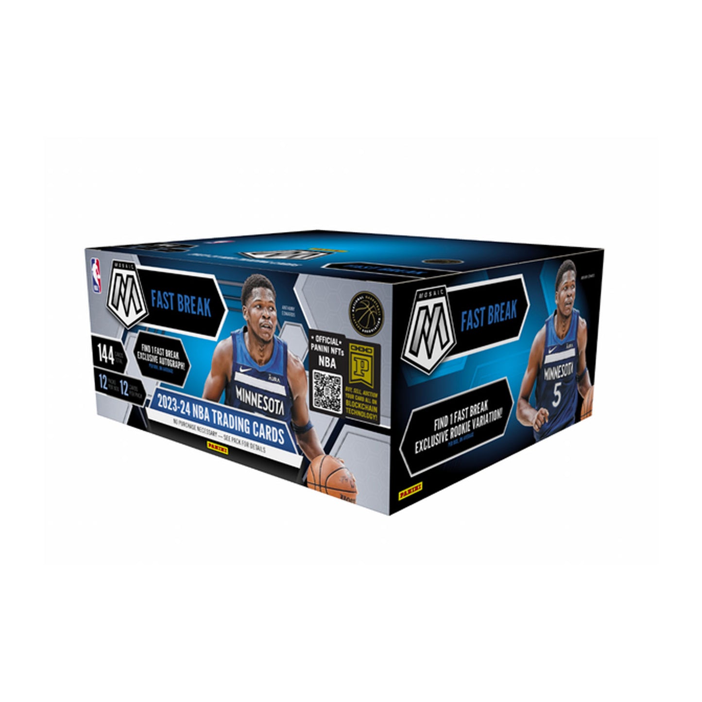 Experience the thrill of collecting with the 2023-24 Panini Mosaic Basketball Fast Break Box. This limited edition box features exclusive Fast Break variations and parallels, making it a must-have for any basketball card enthusiast. With top NBA players and exciting designs, this box is sure to ignite your passion for the game.