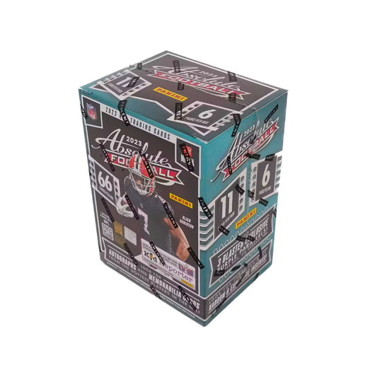 <p data-mce-fragment="1">Experience the excitement of 2023 Panini Absolute Football with this Hobby Blaster Box! Unwrap 10 packs, each containing an exclusive Blaster-exclusive Rookie Threads Jersey and Blaster-exclusive Spectrum Blue parallels. With a chance at autographs and rookie cards, this box is a must-have for any football fan.</p>