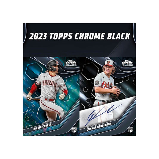 Experience the thrill of owning a 2023 Topps Chrome Black Baseball Hobby Box! Delivering one on-card autograph per box, this premium collection is sure to inspire strong emotions. Open a pack and be inspired!