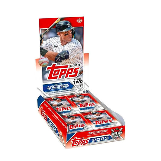 2023 Topps Series 2 Baseball Hobby Box Be at the forefront of the upcoming MLB season with a 2023 Topps Series 2 Baseball Hobby Box. Perfect for collectors, the box includes 20 packs of MLB cards, featuring the best players in the game. Capture the excitement of the season with this amazing box.