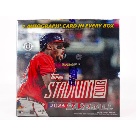 Get ready for an adrenaline-filled experience with the 2023 Topps Stadium Club Baseball Hobby Compact Box! This top-of-the-line box features the latest release from Topps and offers compact convenience for on-the-go collectors. With stunning photography and unique inserts, this box will keep you on the edge of your seat, ready for the next pack!