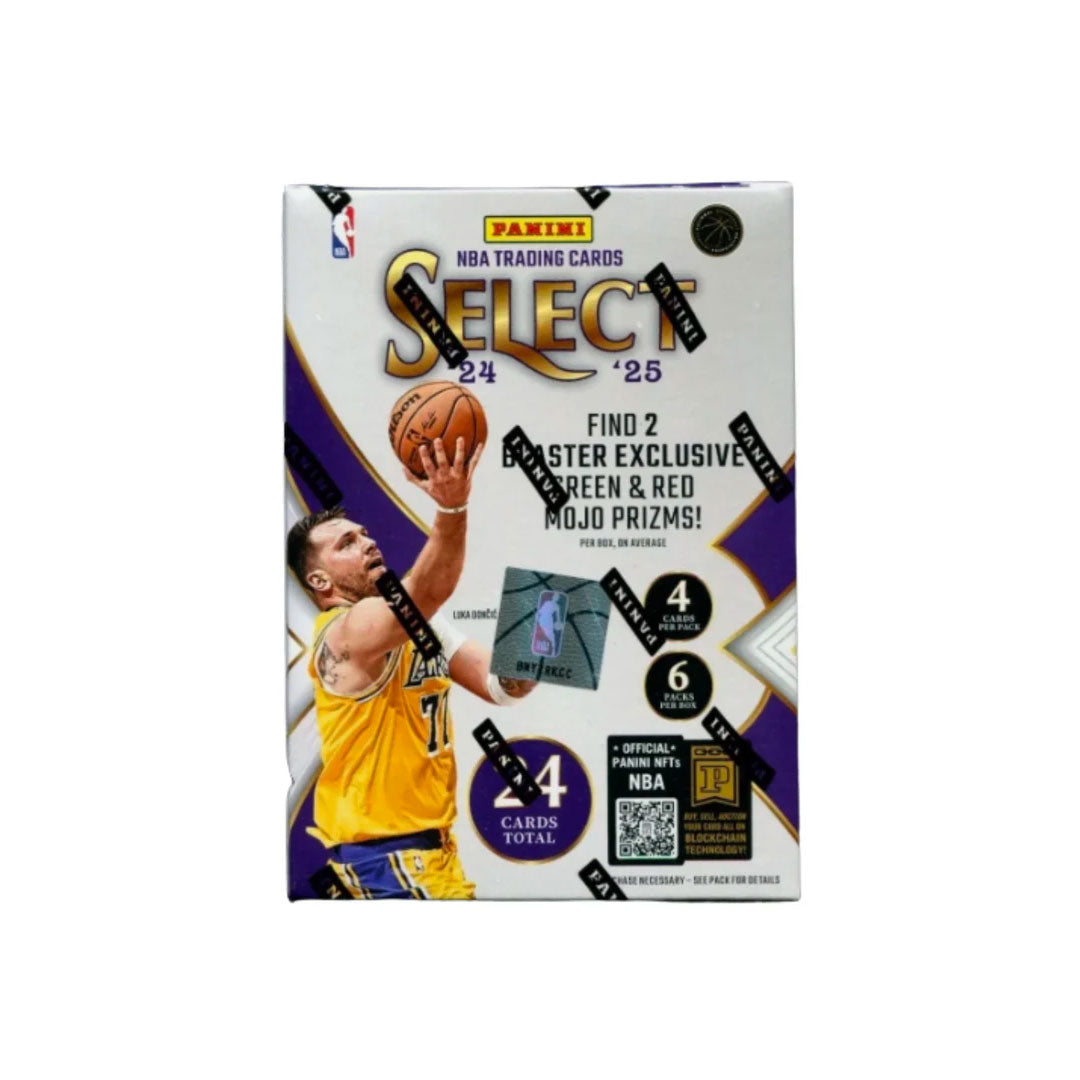 Discover the excitement of the 2024-25 Panini Select Basketball Hobby Blaster Box, packed with premium cards featuring top rookies and star players. Each box offers a thrilling mix of base, parallels, and exclusive inserts, perfect for collectors seeking valuable additions to their basketball card collection. Elevate your hobby experience with high-quality designs and the chance to uncover rare, limited-edition cards that can boost your collection’s value and appeal. Don’t miss out on this must-have box for