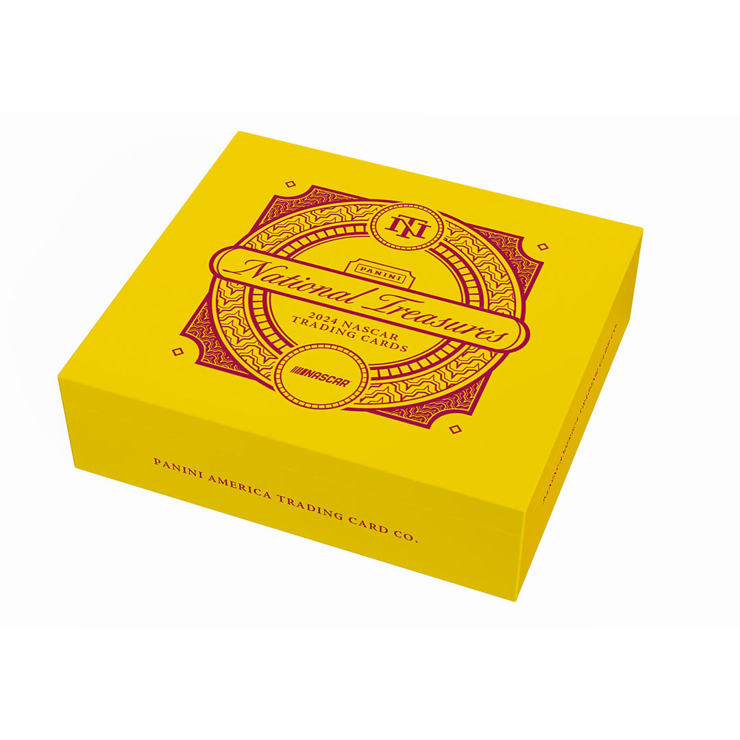 Experience the thrill of collecting coveted racing cards with the 2024 Panini National Treasures Racing Hobby Box. Featuring exclusive cards and potential autographed treasures, this box brings the ultimate racing experience to your fingertips. Don't miss out on the opportunity to own a piece of racing history!