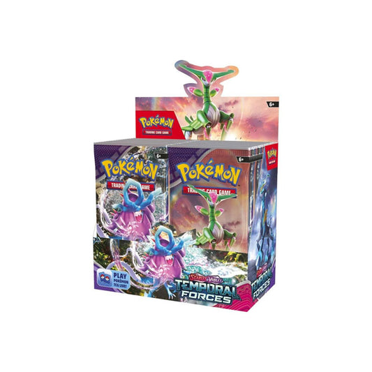 <p data-mce-fragment="1">Boost your Pokemon collection with the 2024 Pokemon TCG Scarlet &amp; Violet Temporal Forces Booster Box! Unleash the power of these exclusive cards and experience epic battles like never before. Complete your deck with this limited edition box and dominate the competition!</p>