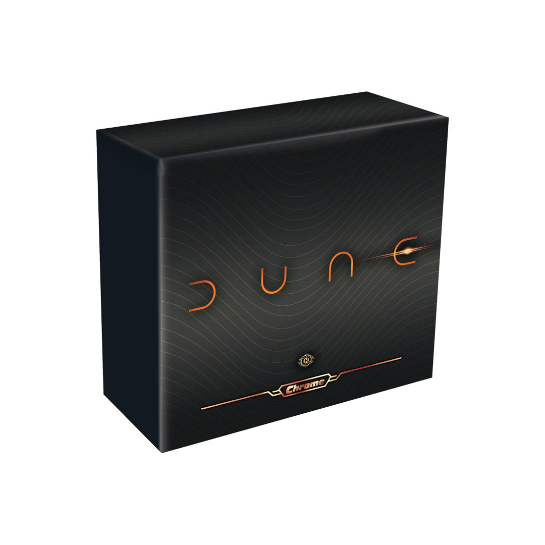 Unlock a thrilling collecting experience with the 2024 Topps Chrome Dune Hobby Box. This box offers premium-quality cards featuring stunning chrome finishes, capturing the epic visuals and characters from the latest Dune saga. Ideal for passionate collectors and fans alike, it promises valuable inserts, autographs, and rare parallels that bring the Dune universe to life in your collection. Elevate your hobby with this must-have release that combines modern design with timeless sci-fi excitement.