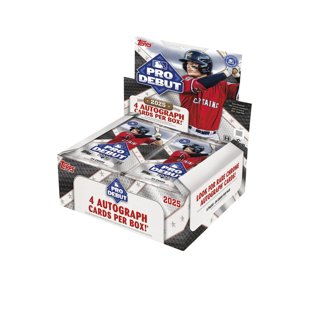 Dive into the future of baseball with the 2025 Topps Pro Debut Hobby Box, featuring the sport's most exciting emerging talent. Each box delivers premium packs packed with rookie cards, autographs, and rare parallels of the next generation of superstars. Perfect for collectors seeking authentic memorabilia and investment-grade cards from players destined for greatness. Build your collection with cards that capture the moment these athletes step onto the professional stage.
