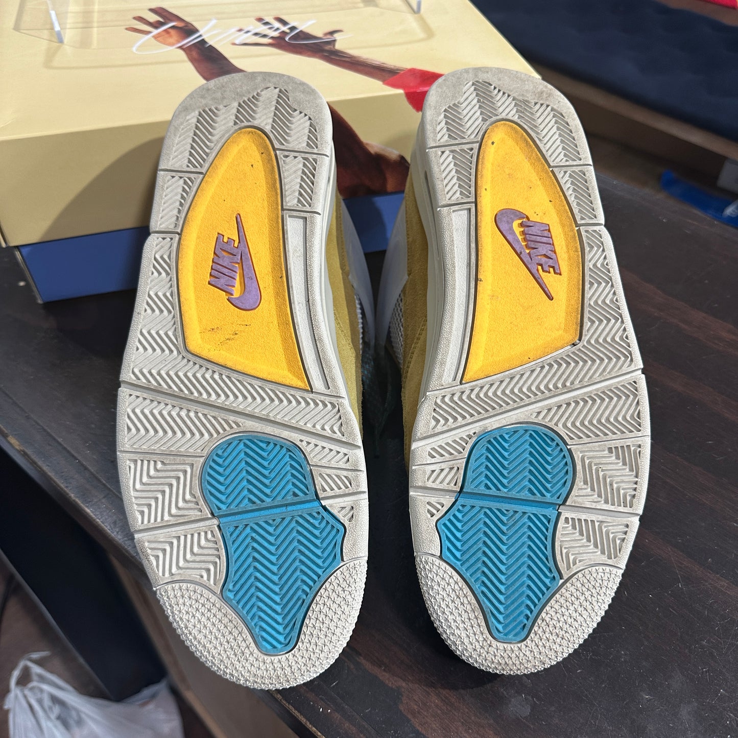 *USED* Jordan 4 Union Desert Moss (Size 13)