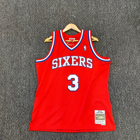 Mitchell And Ness NBA Swingman Jersey Sixers Iverson Red (Mens)