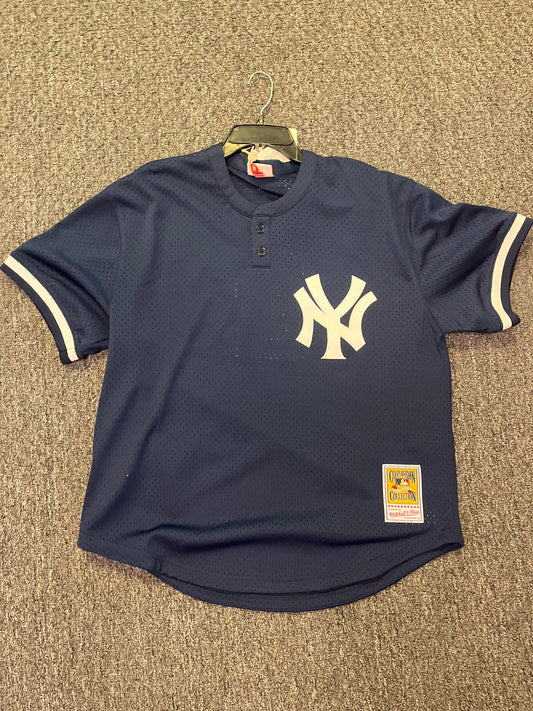 Mitchell And Ness MLB Mets Batting Practice Jersey Yankees Jeter (Mens)