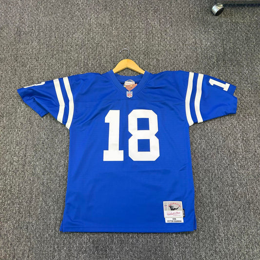 Mitchell And Ness NFL Legacy Collection Authentic Colts Jersey Manning Blue (Mens)