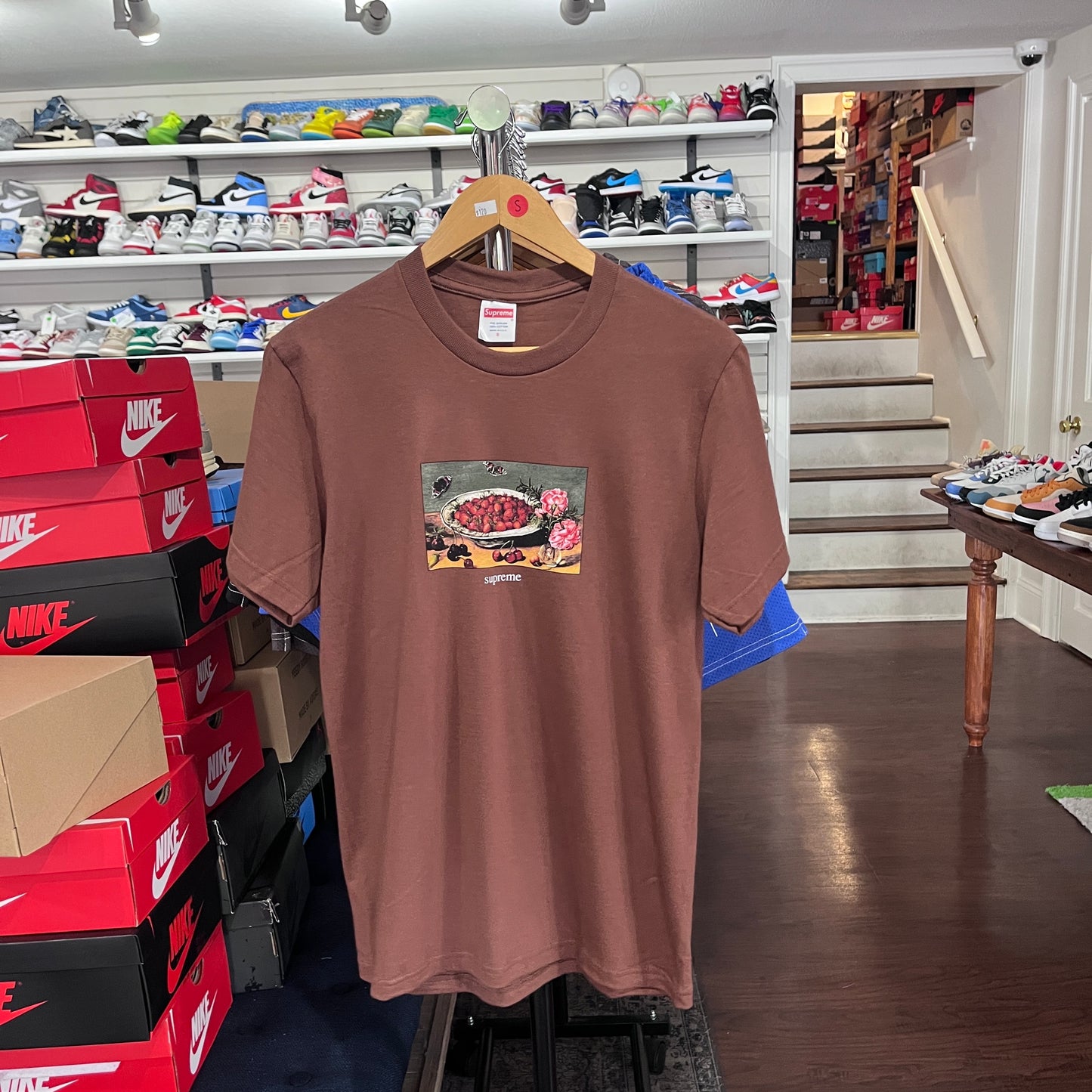Supreme Strawberries Brown Tee