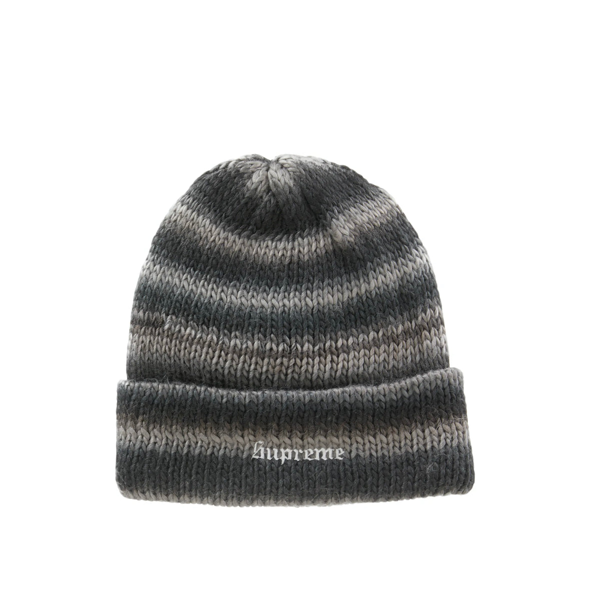 Supreme Beanie Ombré Stripe Black