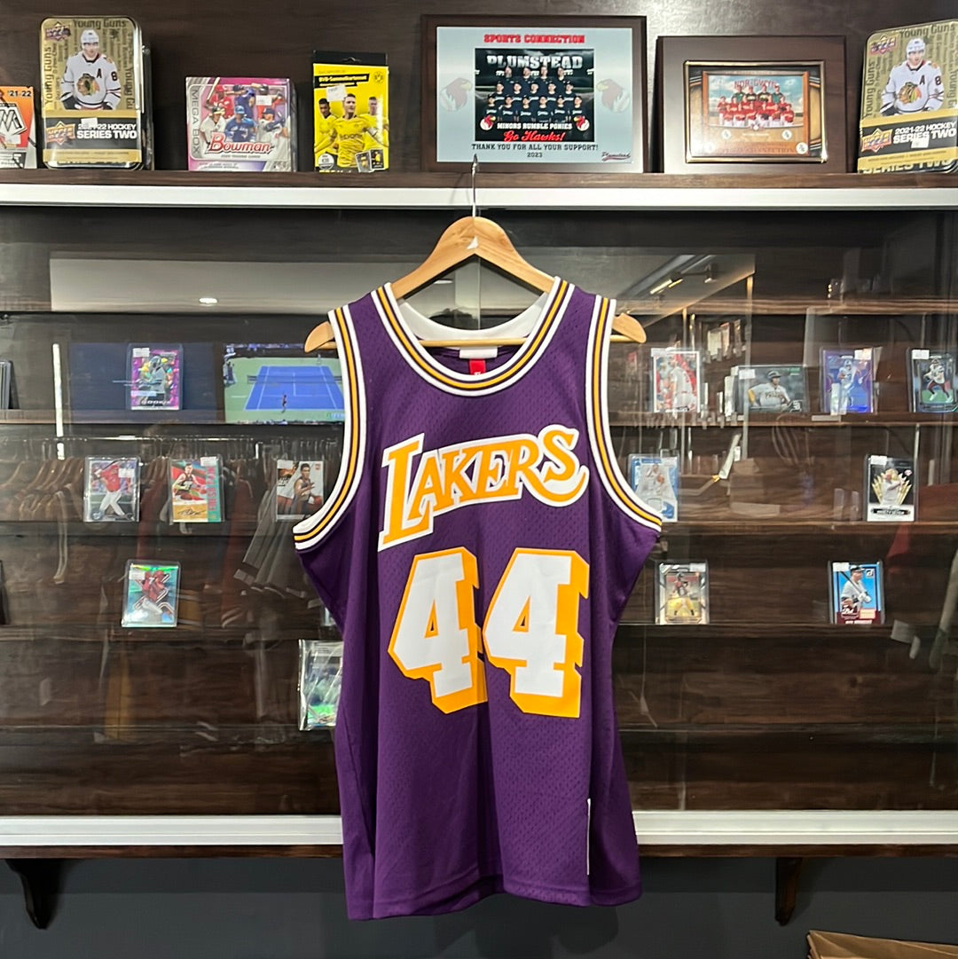 Mitchell And Ness NBA Swingman Jersey Lakers West Purple Yellow (Mens)