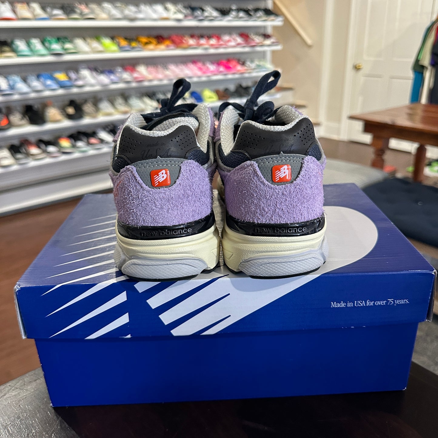 *USED* New Balance 990v3 MiUK Teddy Santis Raw Amethyst (size 9)