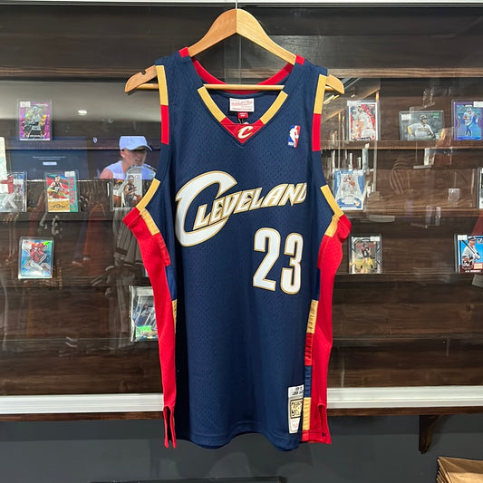 Mitchell And Ness NBA Swingman Jersey Cavs Lebron Red Navy (Mens)