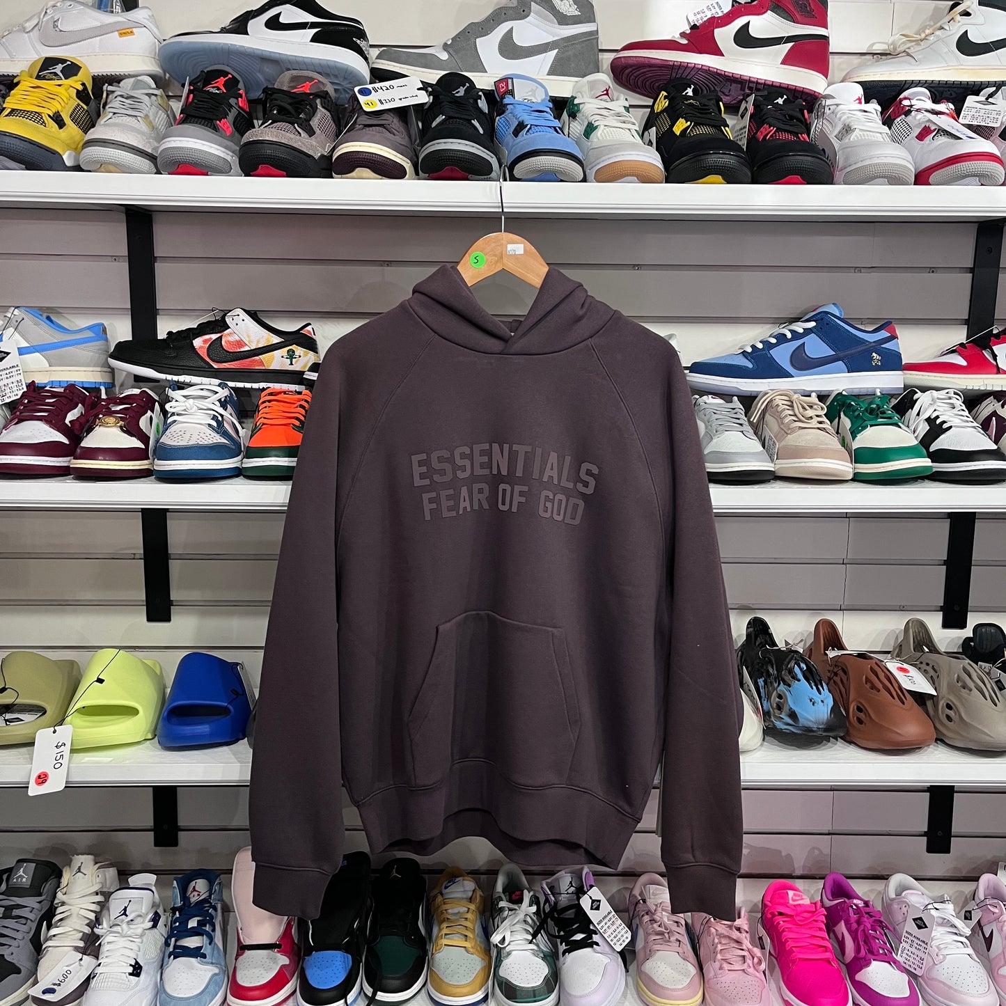 Essentials Fear Of God Plum Hoodie