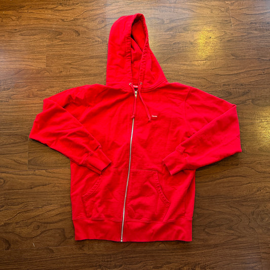 (USED) Supreme WINDSTOPPER Red Zip Up