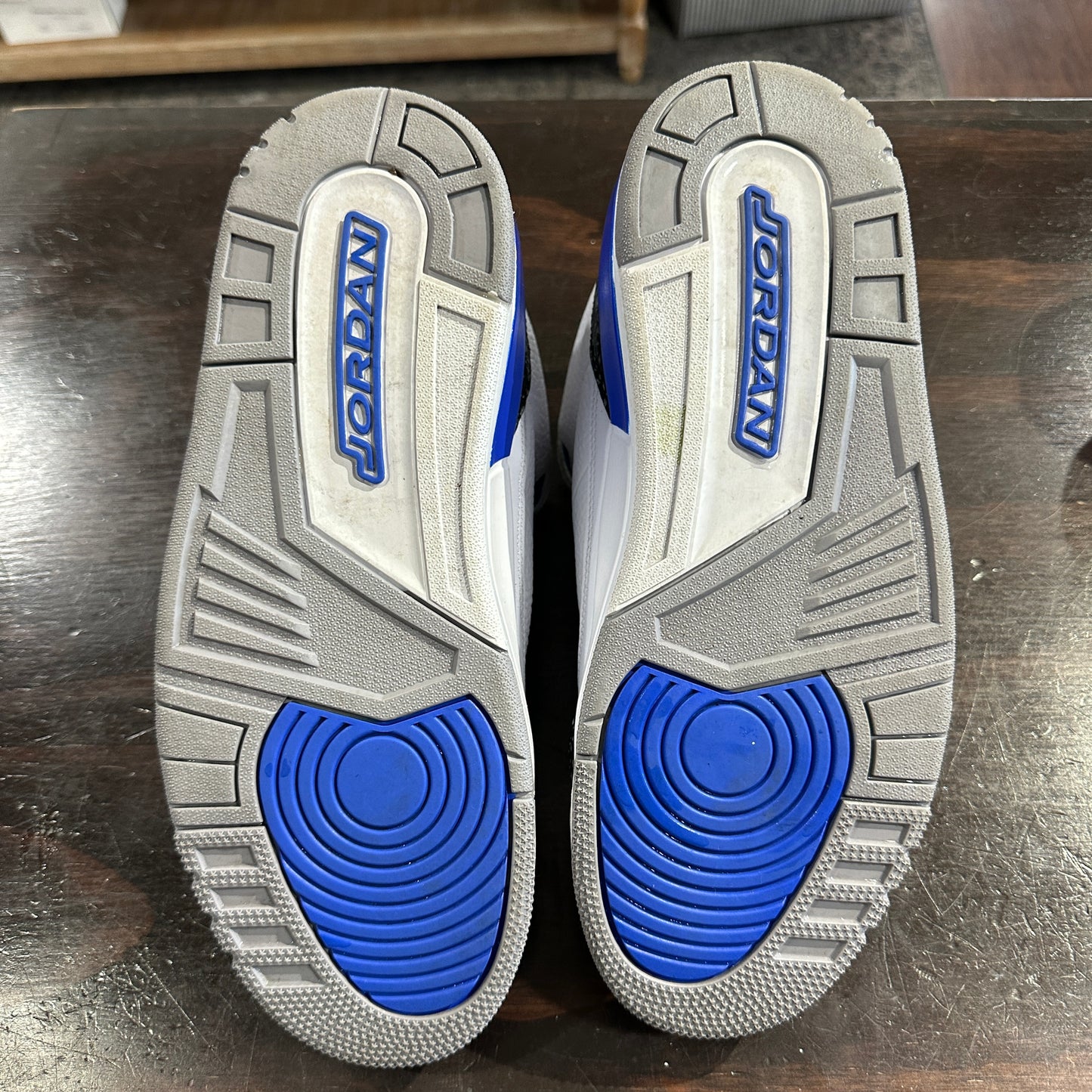 *USED* Air Jordan 3 Racer Blue (size 9)
