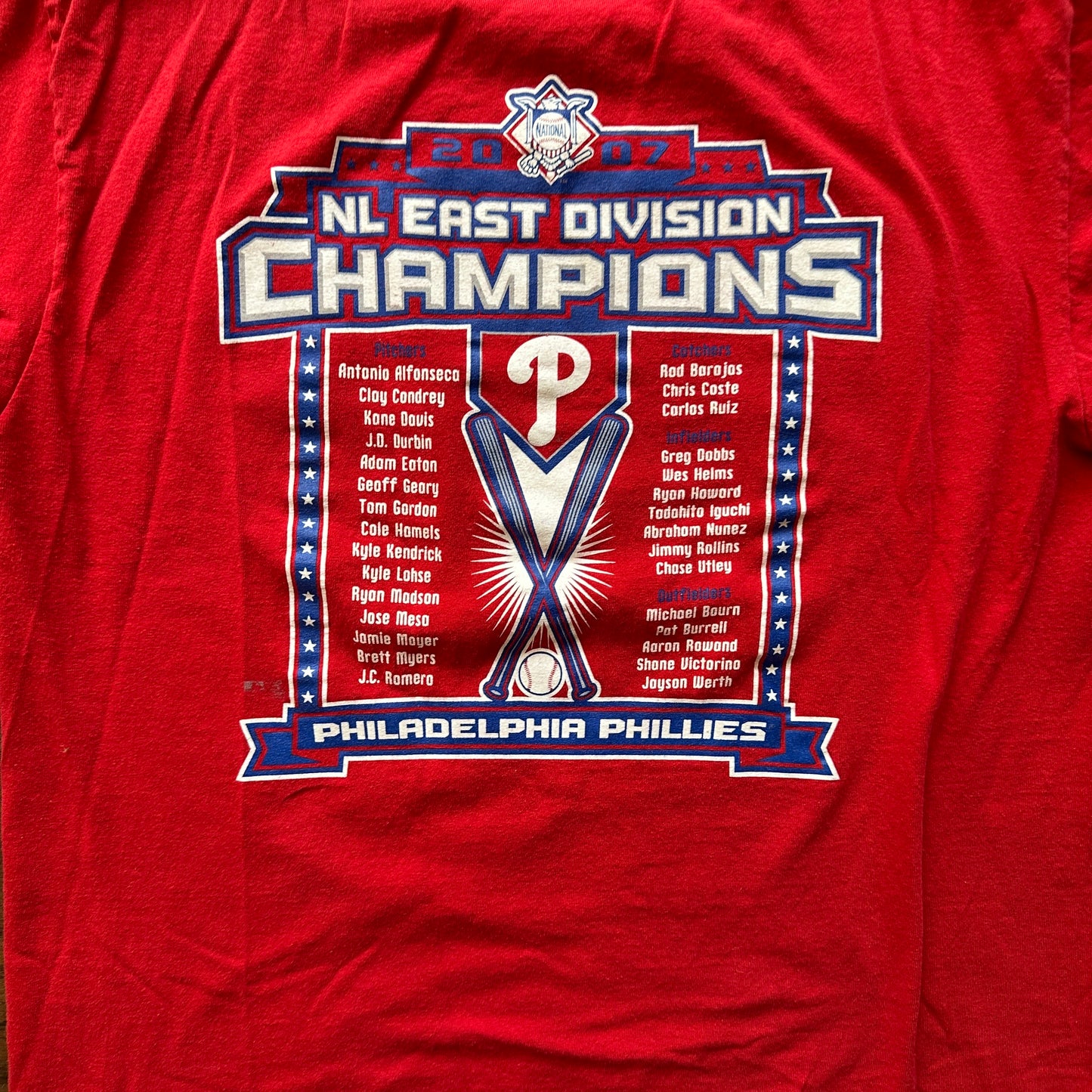 *VINTAGE* Phillies 2007 East Division Champions Tee