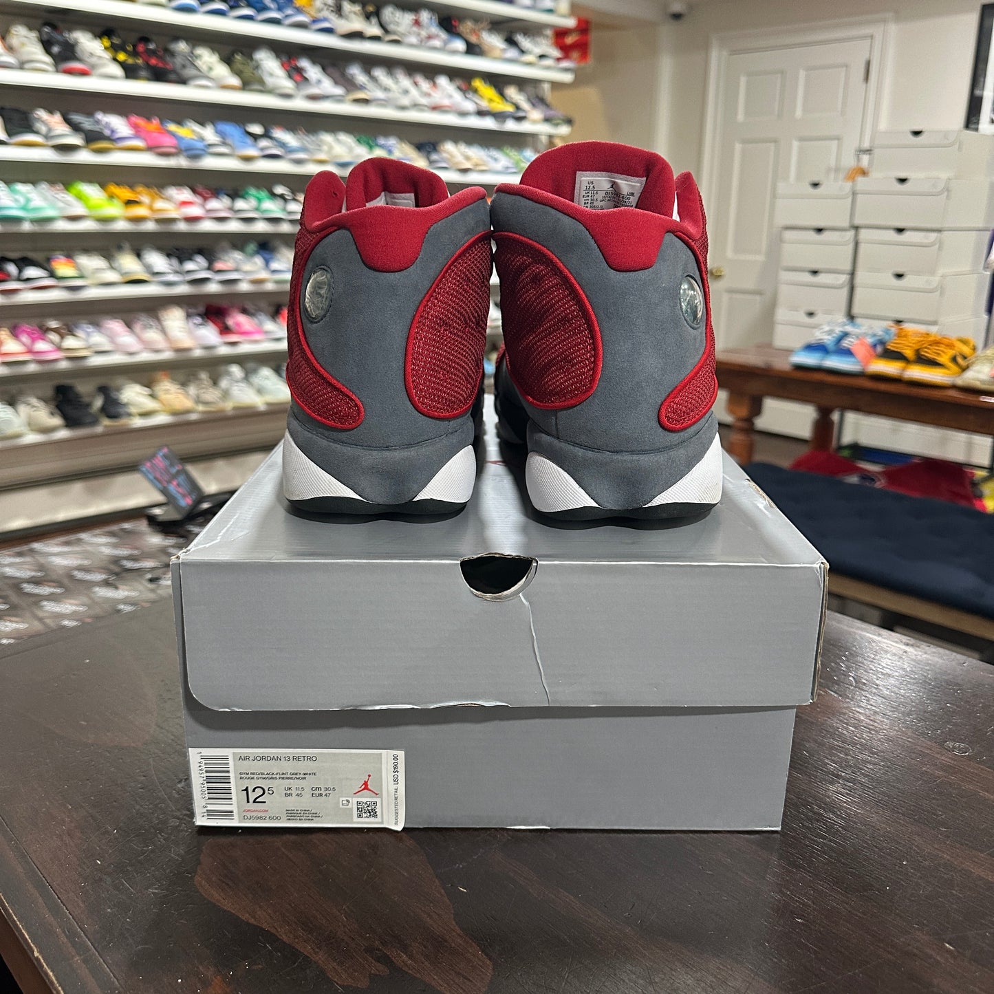 *USED* Nike Air Jordan 13 Gym Red Flint Grey (size 12.5)