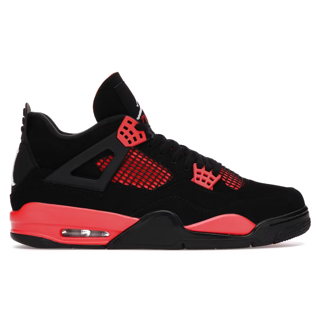 Red jordan iv on sale