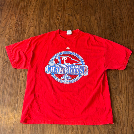 *VINTAGE* Phillies National Champs 2008 Tee (FITS XLARGE)