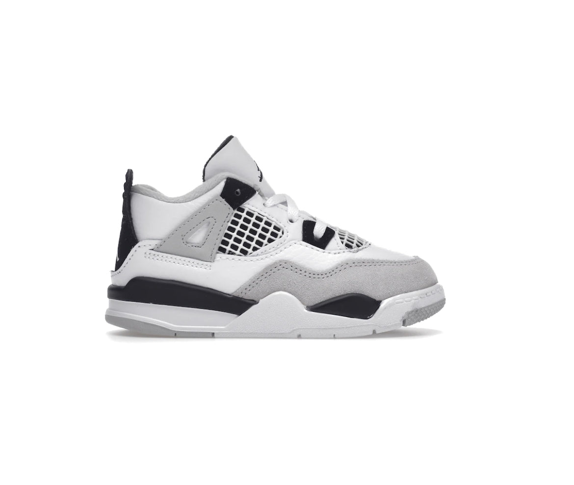 (TD) Jordan 4 Military Black (Toddler)