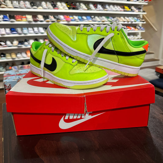 *USED* Nike Dunk Low Splash Volt (SIZE 7.5)(REPLACEMENT BOX)