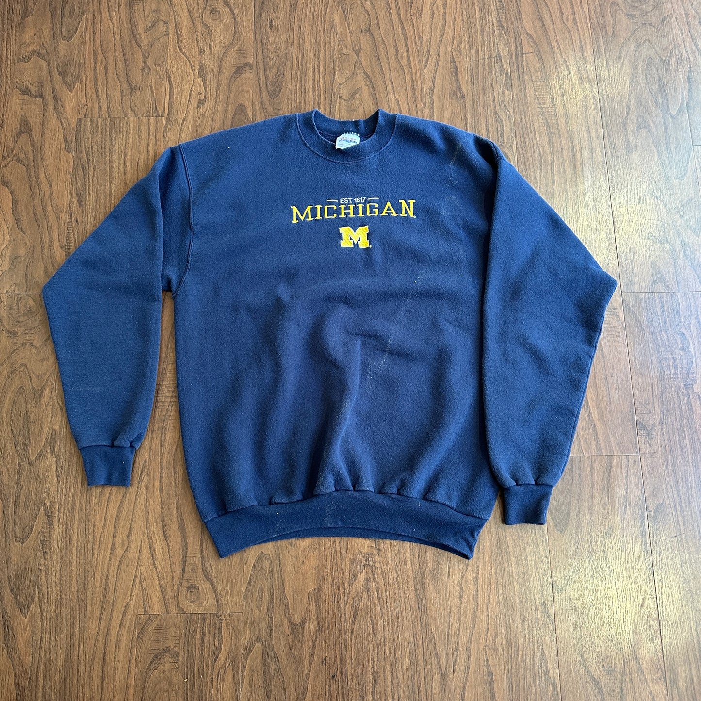 *VINTAGE* Michigan Crew Neck (Fits X-LARGE)