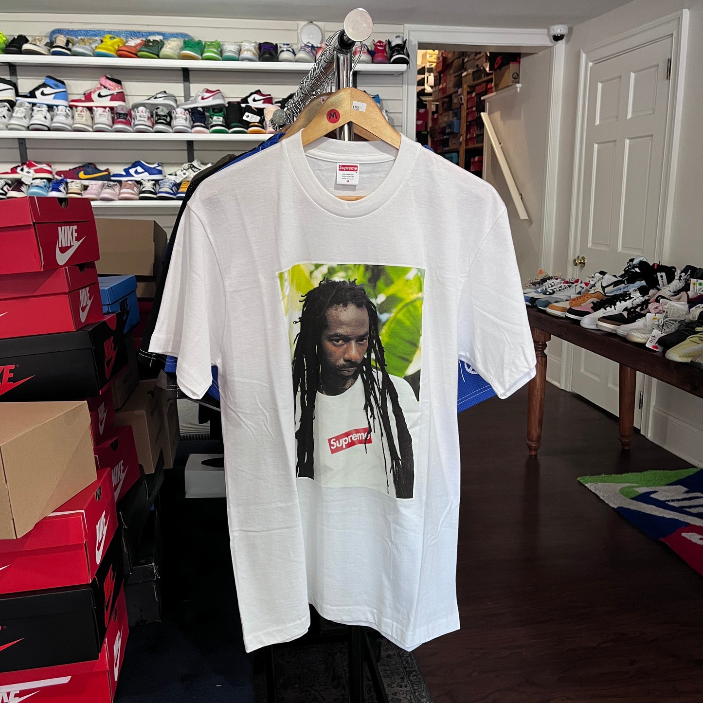 Supreme Buju Banton White Tee
