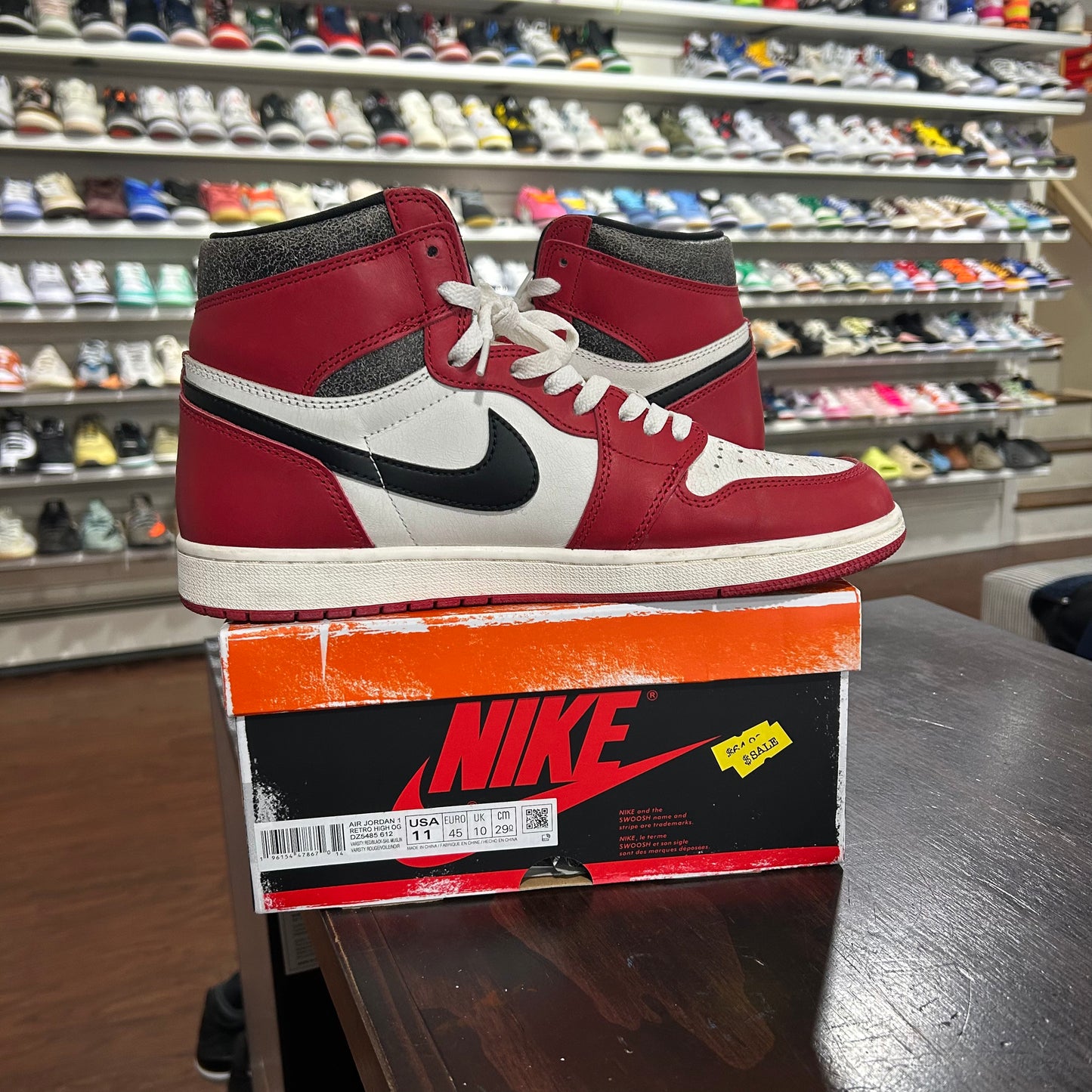 *USED* Air Jordan 1 Lost and Found (size 11)