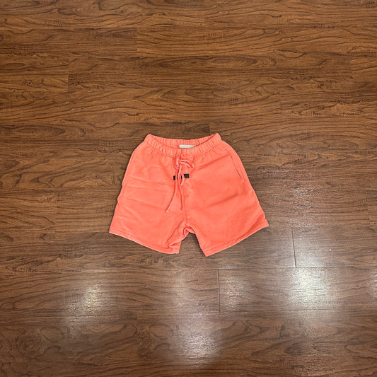 *USED* Essentials Coral Sweat Shorts  (FITS Extra Extra Small)