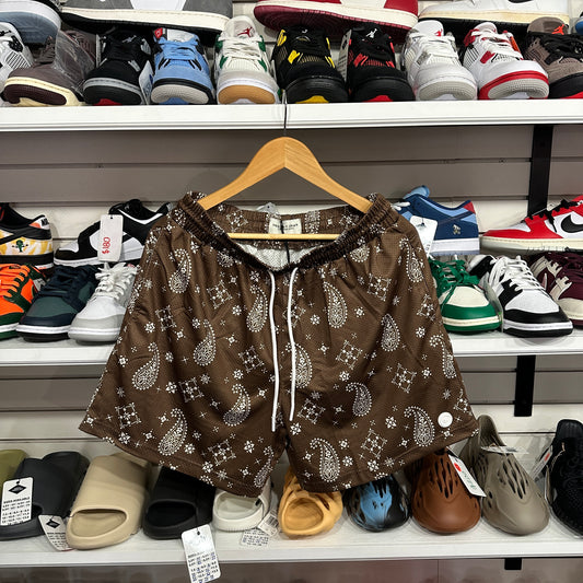 Common Hype Brown Paisley Shorts