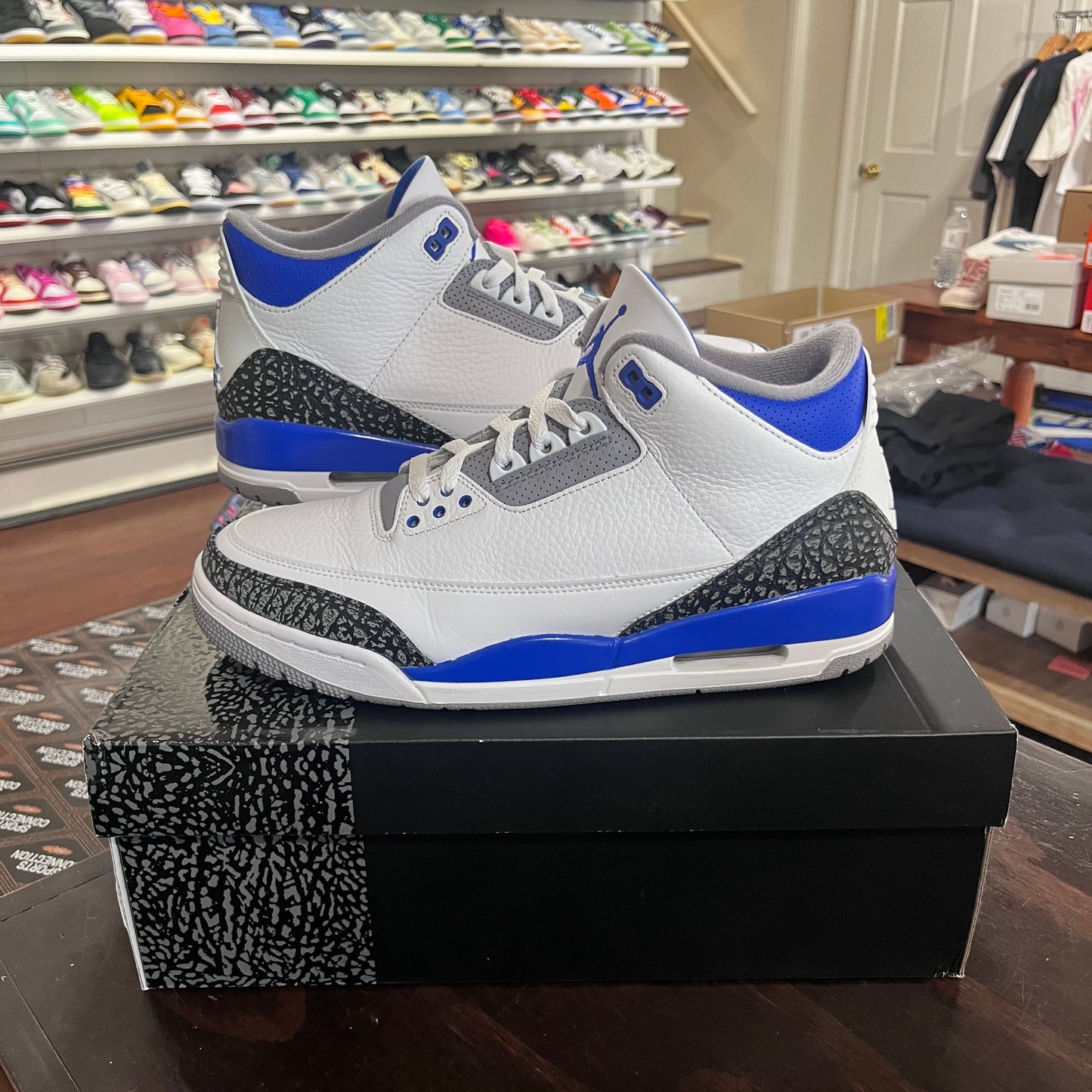 *USED* Air Jordan 3 Racer Blue (SIZE 10.5)