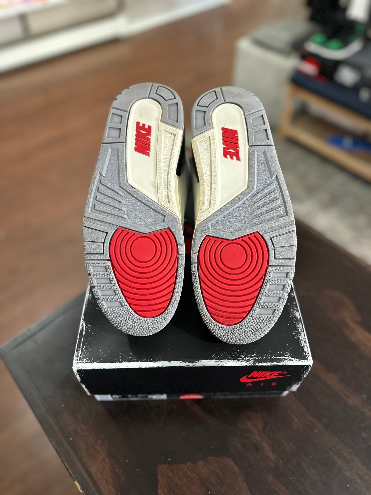 *USED* Air Jordan 3 Reimagined White Cement (size 8.5)