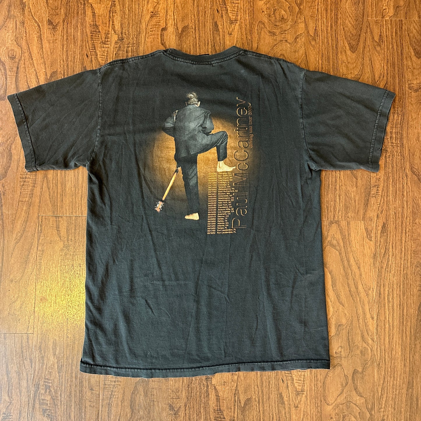 *VINTAGE* Paul McCartney Driving USA 2002 Tour Tee (FITS XLarge)