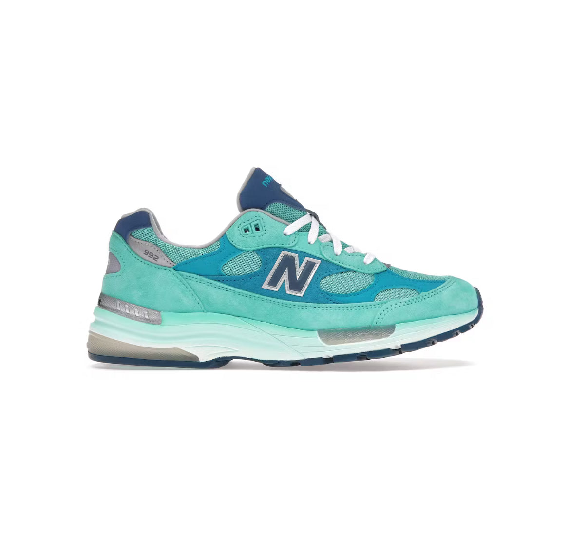 New Balance 992 MiUSA Blue Silver Metallic
