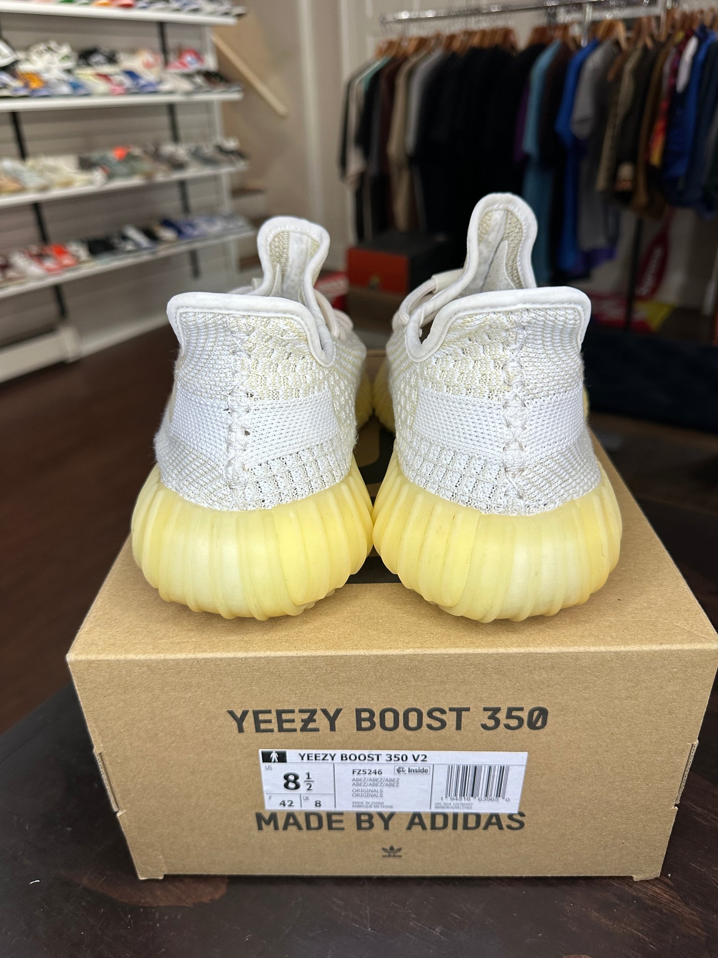 *USED* Yeezy Boost 350 v2 Natural (size 8.5)