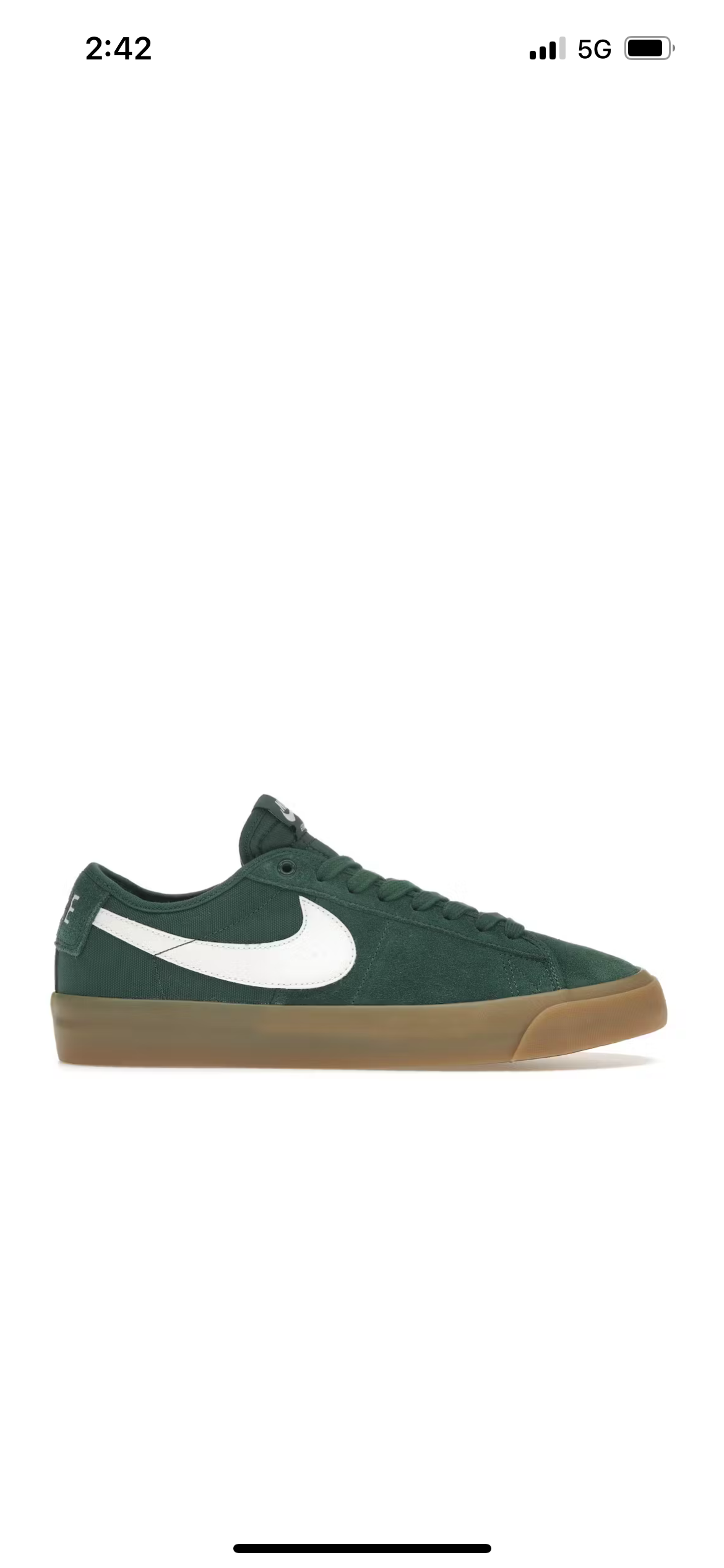 Nike SB Blazer Low GT Green Gum