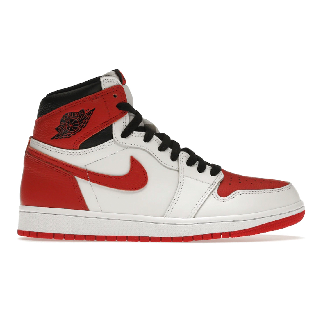 Step forward in style with the Nike Air Jordan 1 Retro High OG Heritage. Featuring a classic retro design with signature Nike Air cushioning, this iconic sneaker provides the perfect fusion of fashion and comfort. Feel inspired and energized to explore the world in comfort.