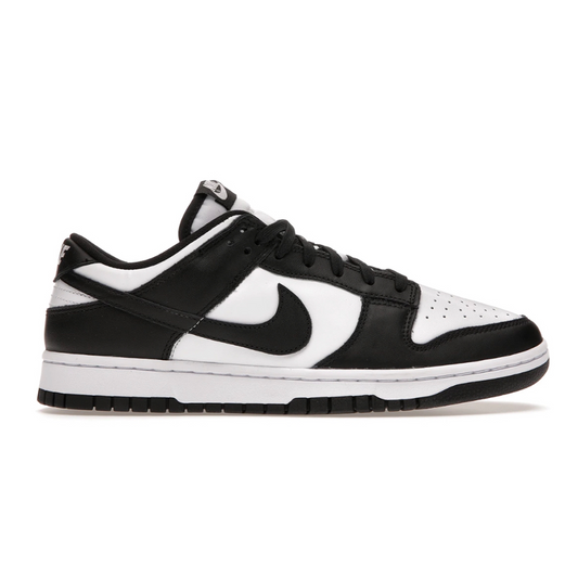 Look fresh in the Nike Dunk Low Black White Panda (Mens), an essential piece of streetwear for the sports-minded set. These sleek shoes feature a stylish black and white colorway with a hint of panda flair, for a bold and on-trend look. Step out in confidence with Nike.