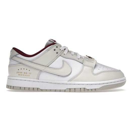 Walk on the wild side with the Nike Dunk Low Just Do It White Phantom Women's shoes. These classic kicks feature a unique white colorway that stands out and the Swoosh logo for iconic Nike style. Enjoy the comfortable fit and classic style of the iconic Nike Dunk Low.