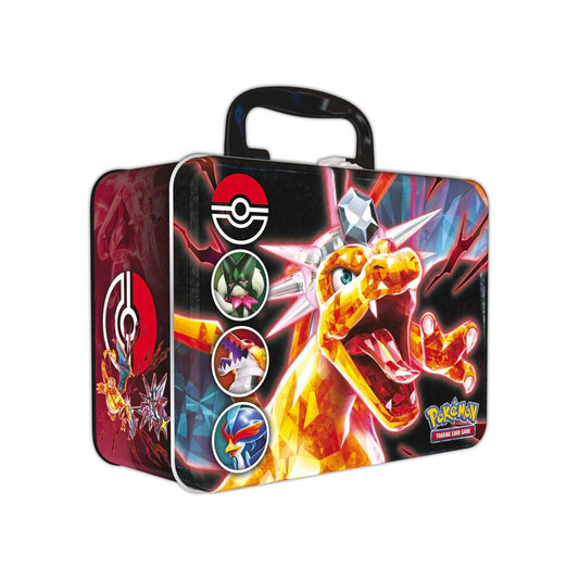 Experience the ultimate Pokemon collection with the 2023 Fall Collector Chest Tin! This limited edition tin features rare Pokemon cards and more. The perfect gift for any Pokemon fan, and a must-have addition to any collection. Don't miss out on this epic collector's item!